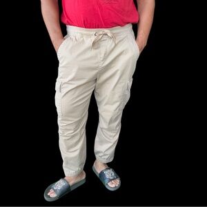 Polo Ralph Lauren Men's Beige Cargo Pants tapered size Large
